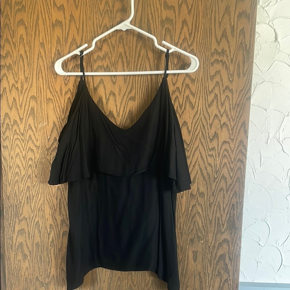 Elegant Black off the shoulder Women's Top